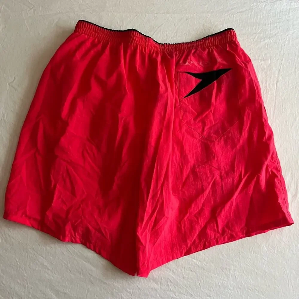 Speedo Swim Trunks Coral Bright Pink Red Size Large